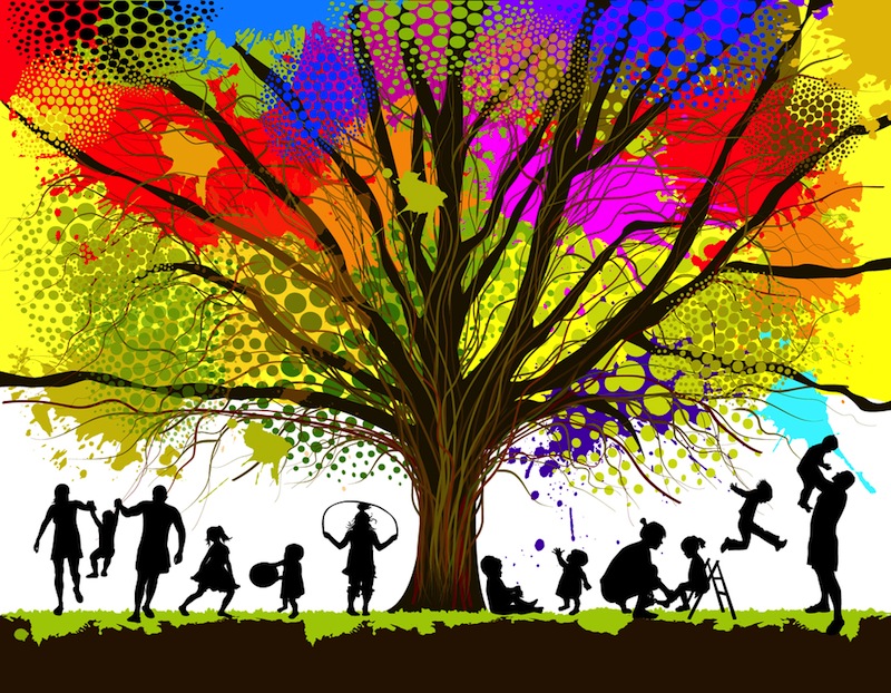 colorful-family-tree