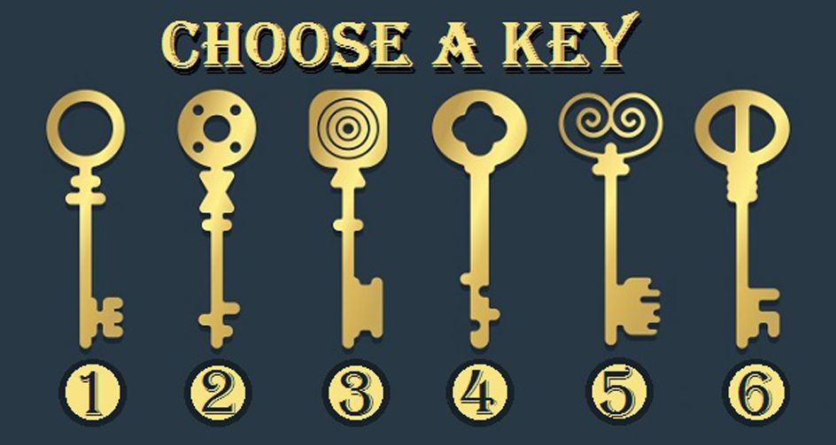 What Type Of Key Would You Open The Chest With? A Unique Test That Will Tell Something Interesting About You