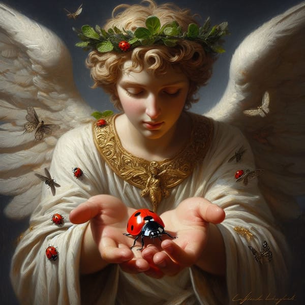 Tiny Treasures with Angelic Wings: The Connection Between Ladybugs and Angels